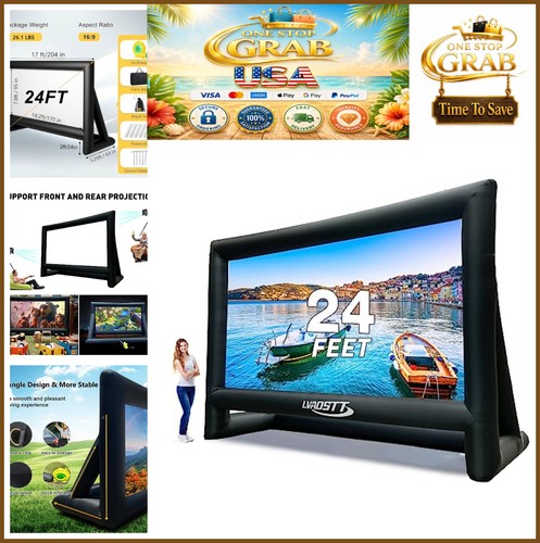 Inflatable projector screen - inflatable, 24