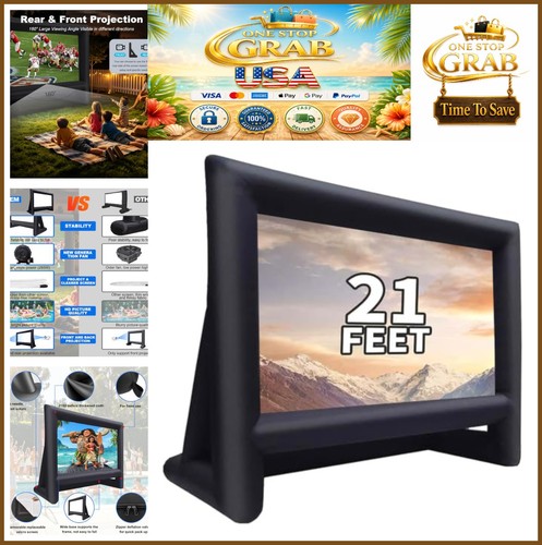 Inflatable projector screen - screen, 21
