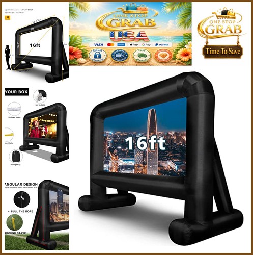 Inflatable movie screen ft - 16,