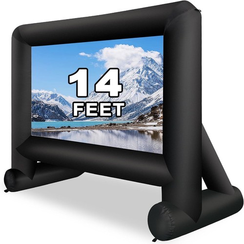 Inflatable projector screen - projector,