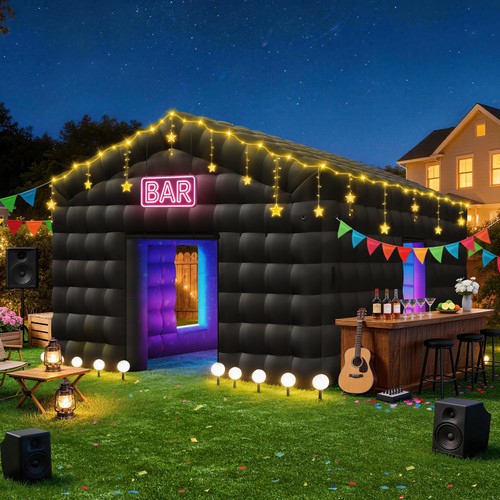 Inflatable nightclub with - inflatable,